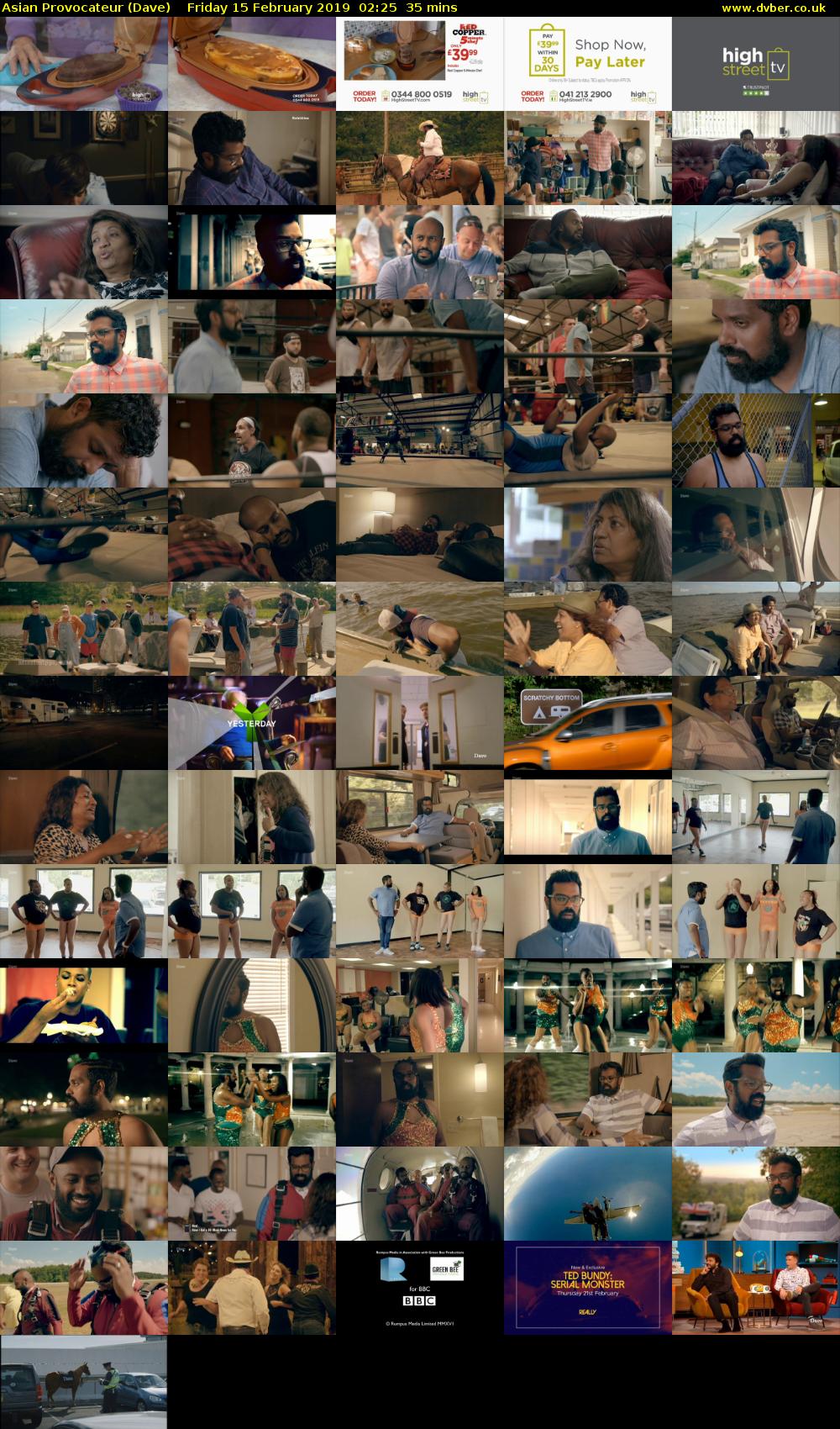 Asian Provocateur (Dave) Friday 15 February 2019 02:25 - 03:00