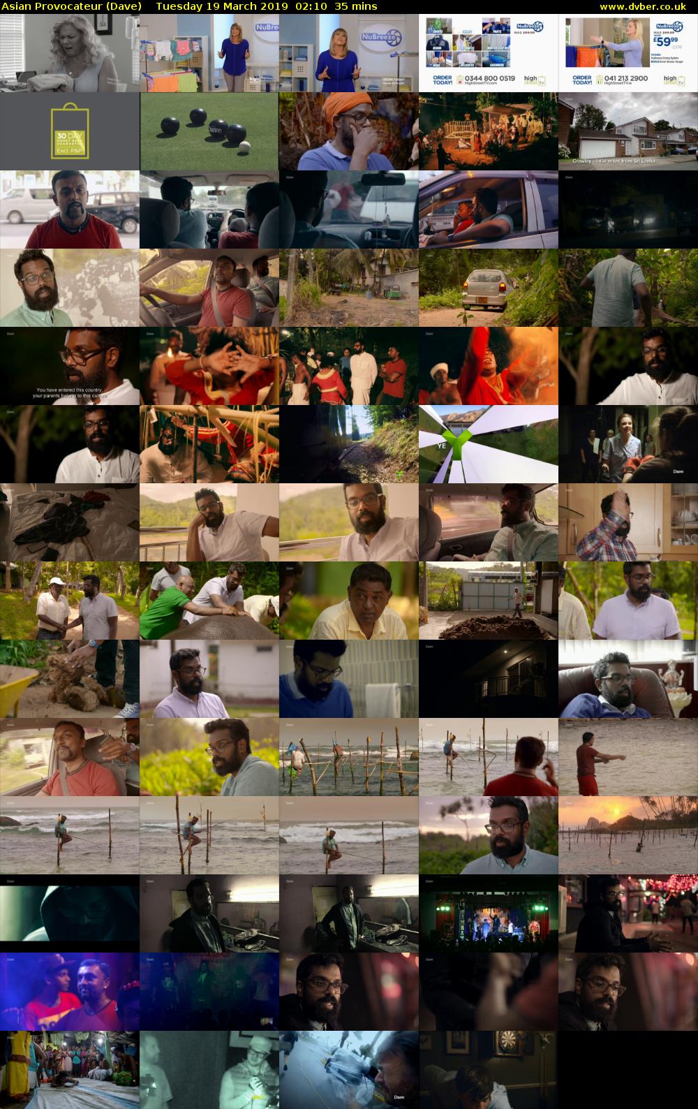 Asian Provocateur (Dave) Tuesday 19 March 2019 02:10 - 02:45