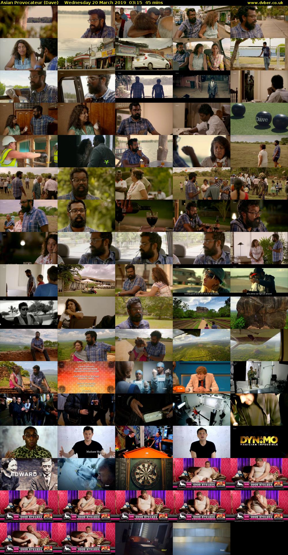 Asian Provocateur (Dave) Wednesday 20 March 2019 03:15 - 04:00
