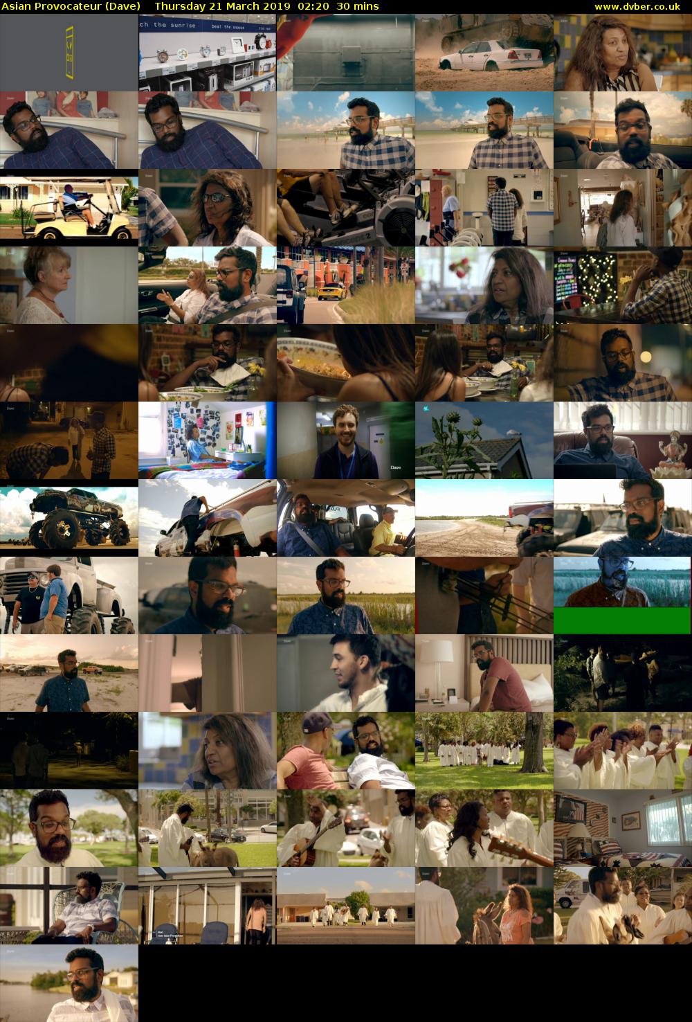 Asian Provocateur (Dave) Thursday 21 March 2019 02:20 - 02:50