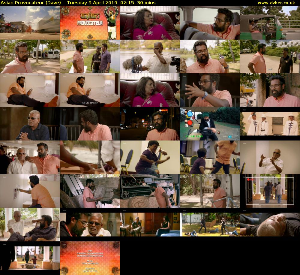 Asian Provocateur (Dave) Tuesday 9 April 2019 02:15 - 02:45