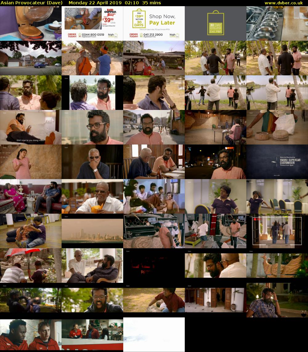Asian Provocateur (Dave) Monday 22 April 2019 02:10 - 02:45