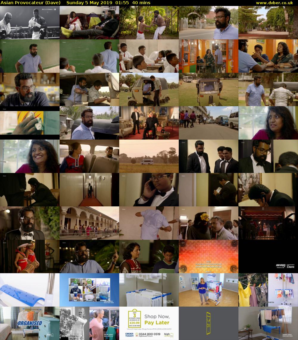 Asian Provocateur (Dave) Sunday 5 May 2019 01:55 - 02:35