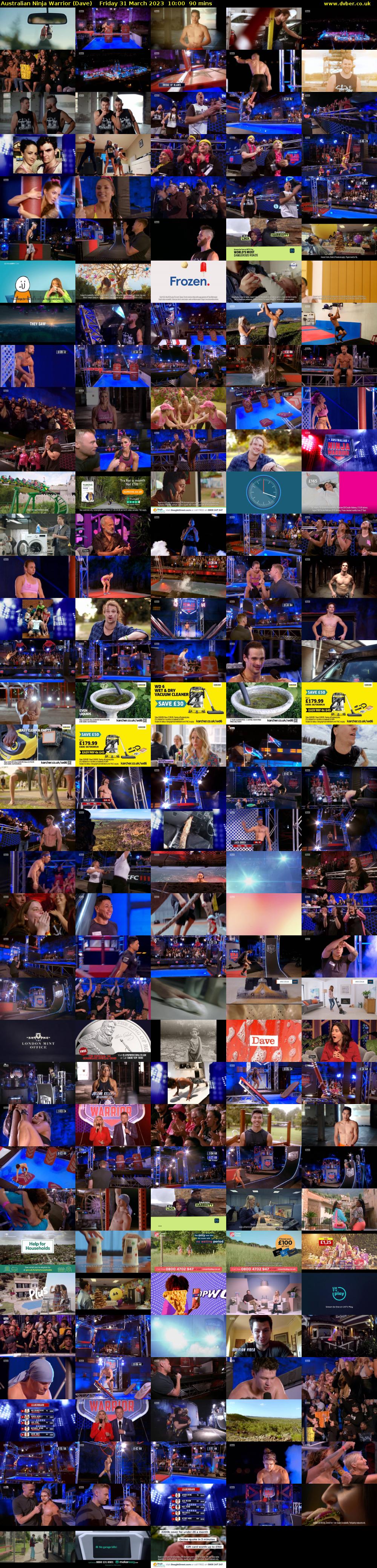 Australian Ninja Warrior (Dave) Friday 31 March 2023 10:00 - 11:30