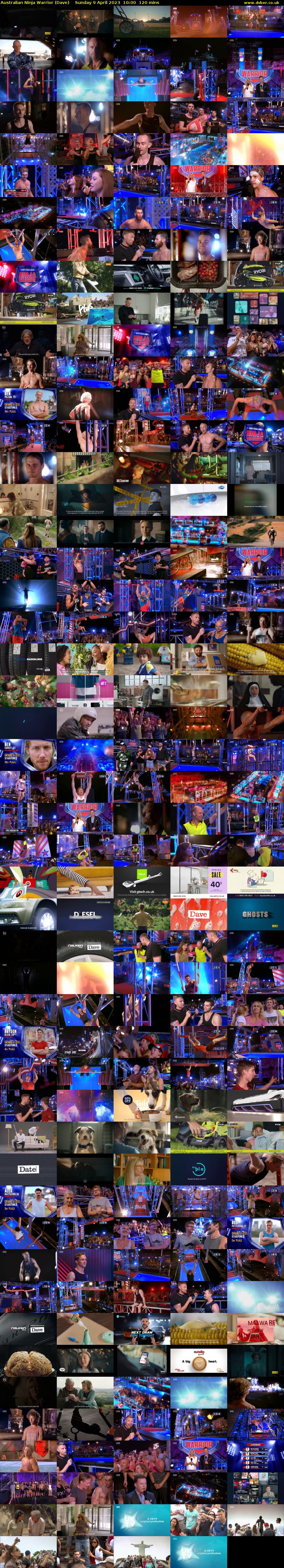 Australian Ninja Warrior (Dave) Sunday 9 April 2023 10:00 - 12:00