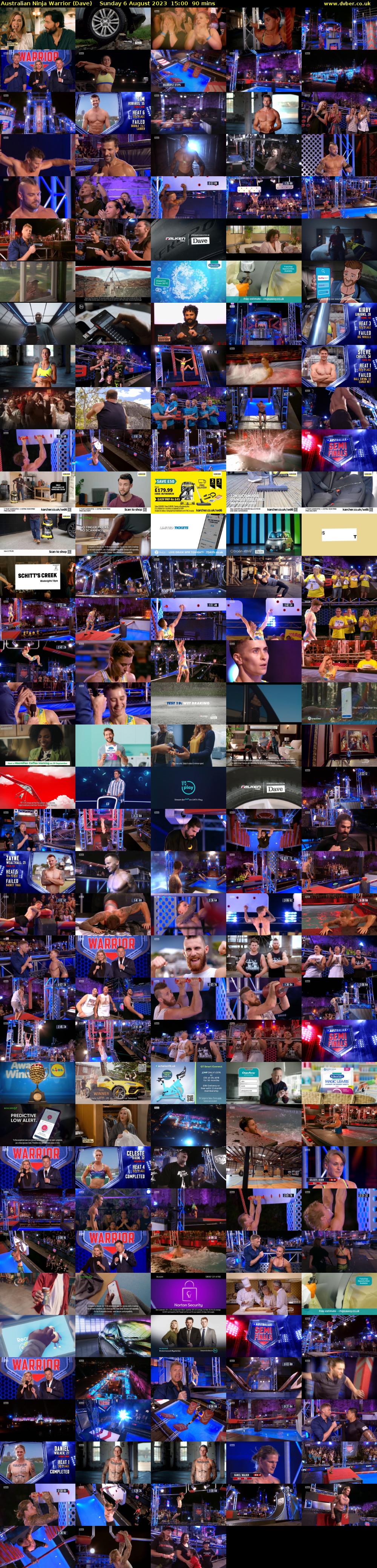 Australian Ninja Warrior (Dave) Sunday 6 August 2023 15:00 - 16:30