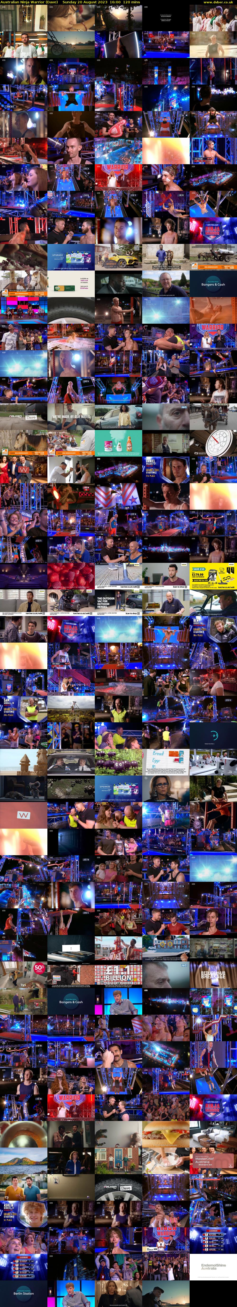 Australian Ninja Warrior (Dave) Sunday 20 August 2023 16:00 - 18:00