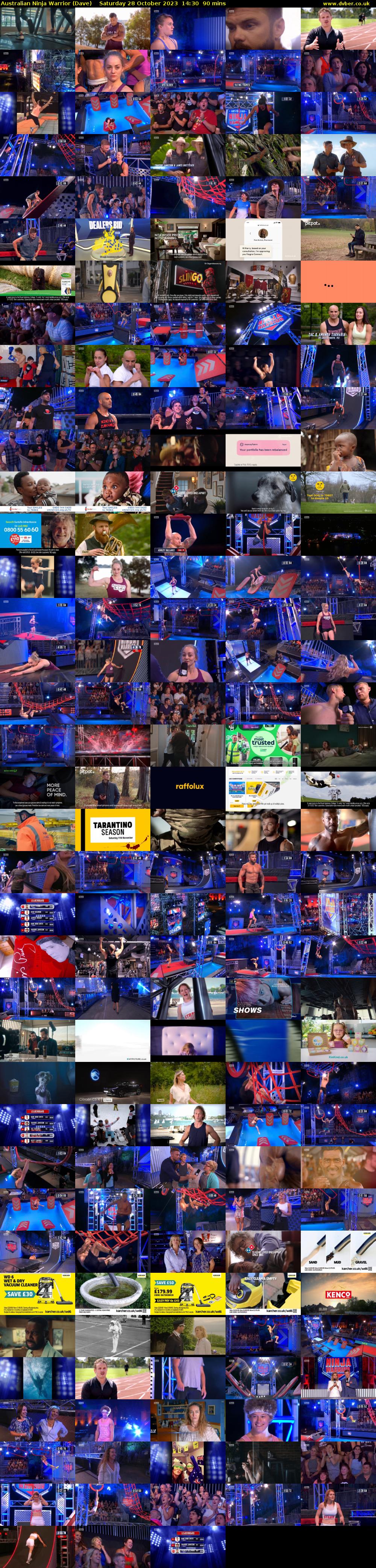 Australian Ninja Warrior (Dave) Saturday 28 October 2023 14:30 - 16:00