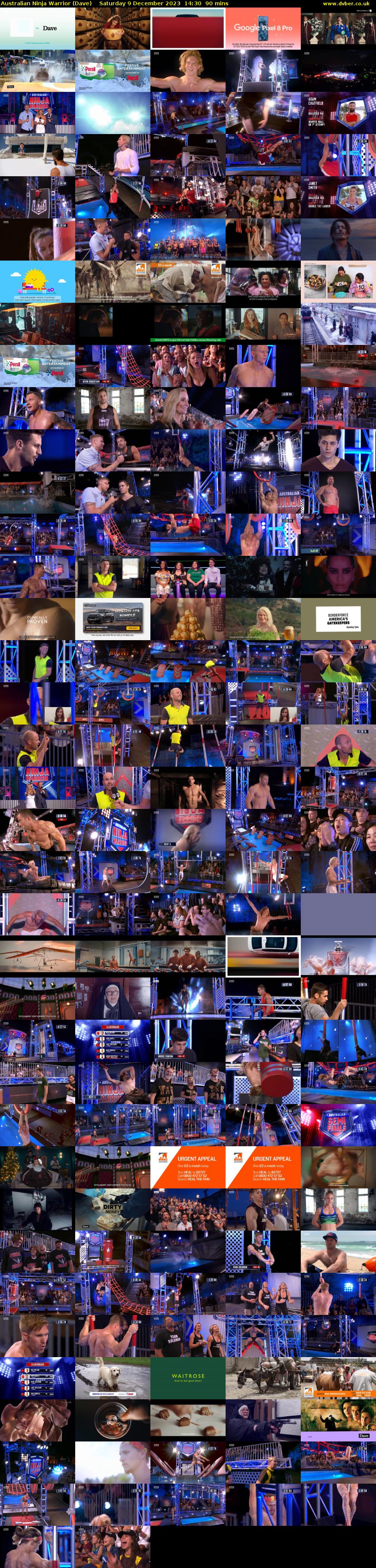 Australian Ninja Warrior (Dave) Saturday 9 December 2023 14:30 - 16:00