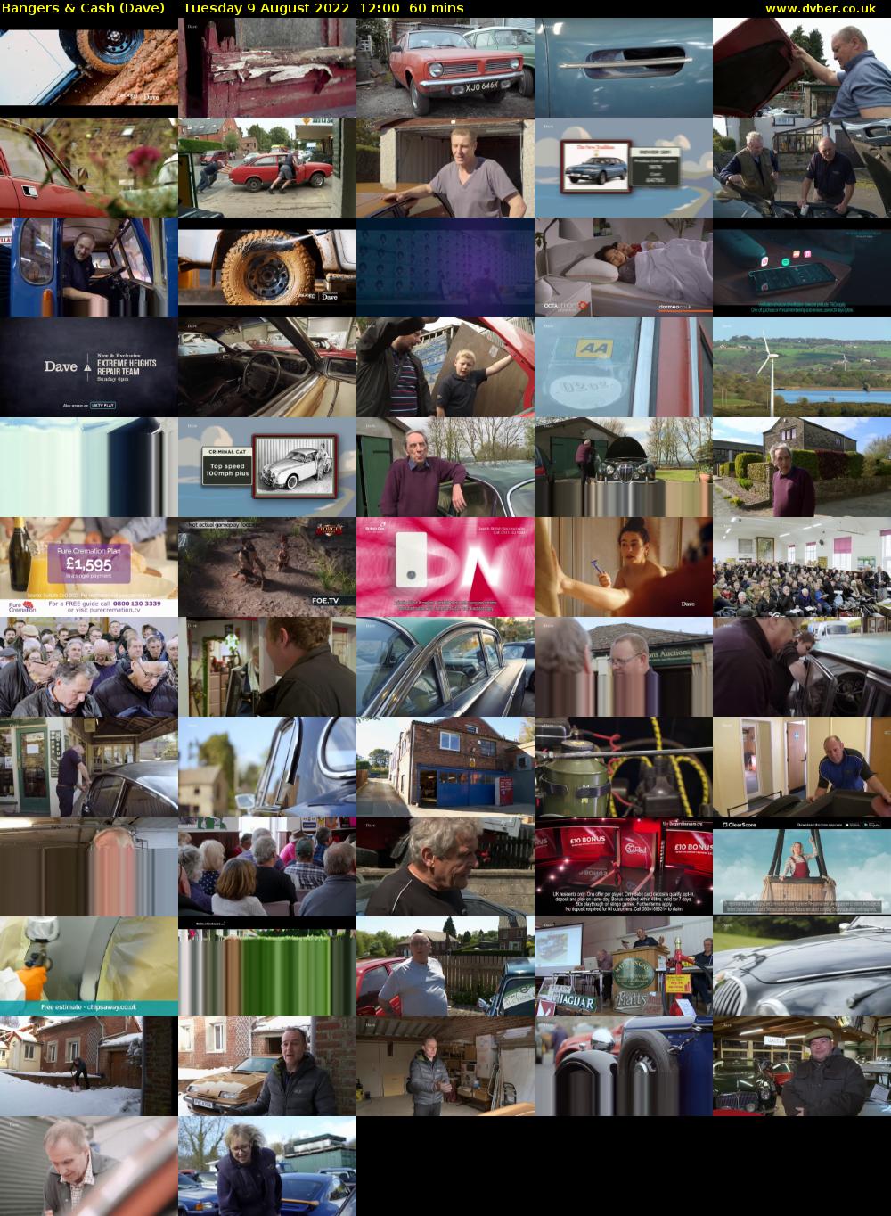 Bangers & Cash (Dave) Tuesday 9 August 2022 12:00 - 13:00