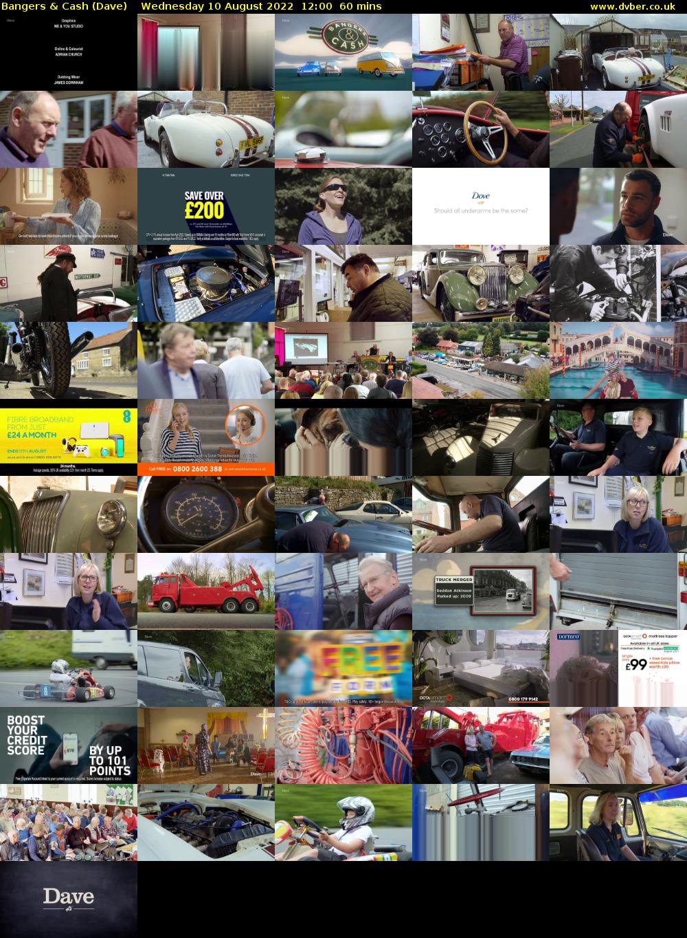 Bangers & Cash (Dave) Wednesday 10 August 2022 12:00 - 13:00