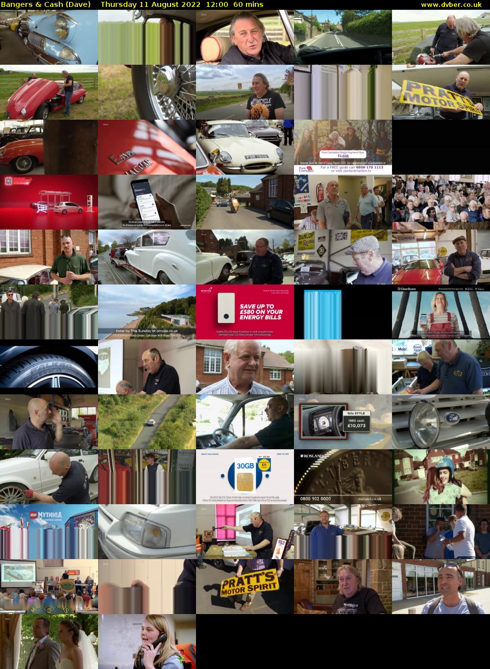 Bangers & Cash (Dave) Thursday 11 August 2022 12:00 - 13:00