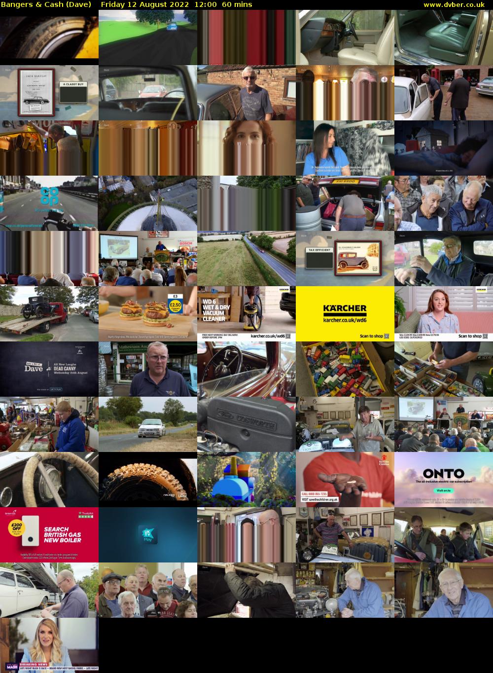 Bangers & Cash (Dave) Friday 12 August 2022 12:00 - 13:00