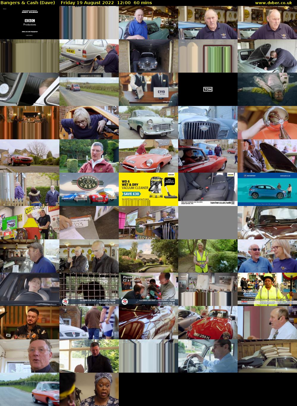 Bangers & Cash (Dave) Friday 19 August 2022 12:00 - 13:00