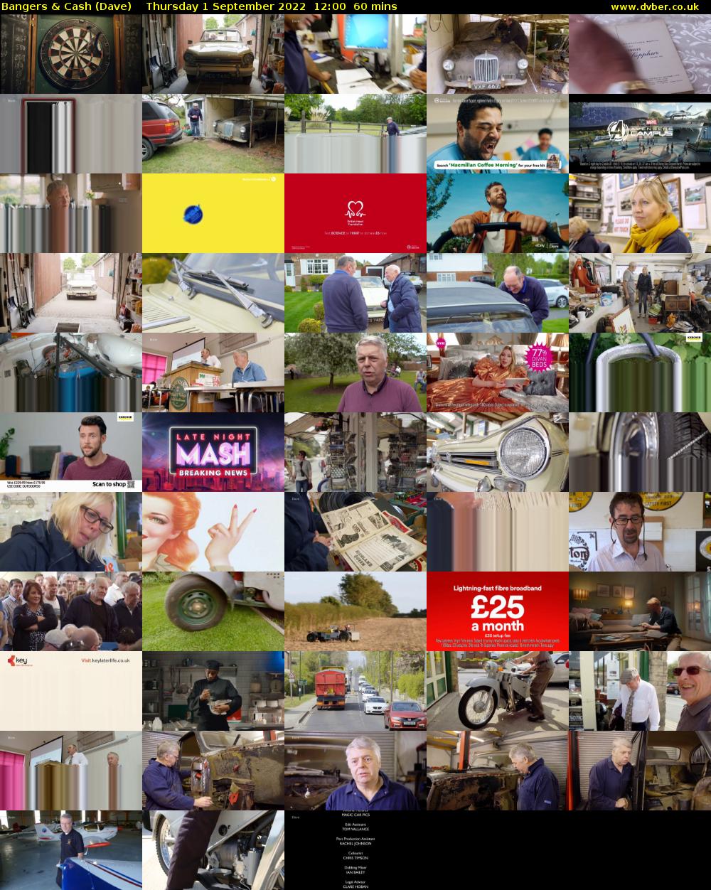 Bangers & Cash (Dave) Thursday 1 September 2022 12:00 - 13:00