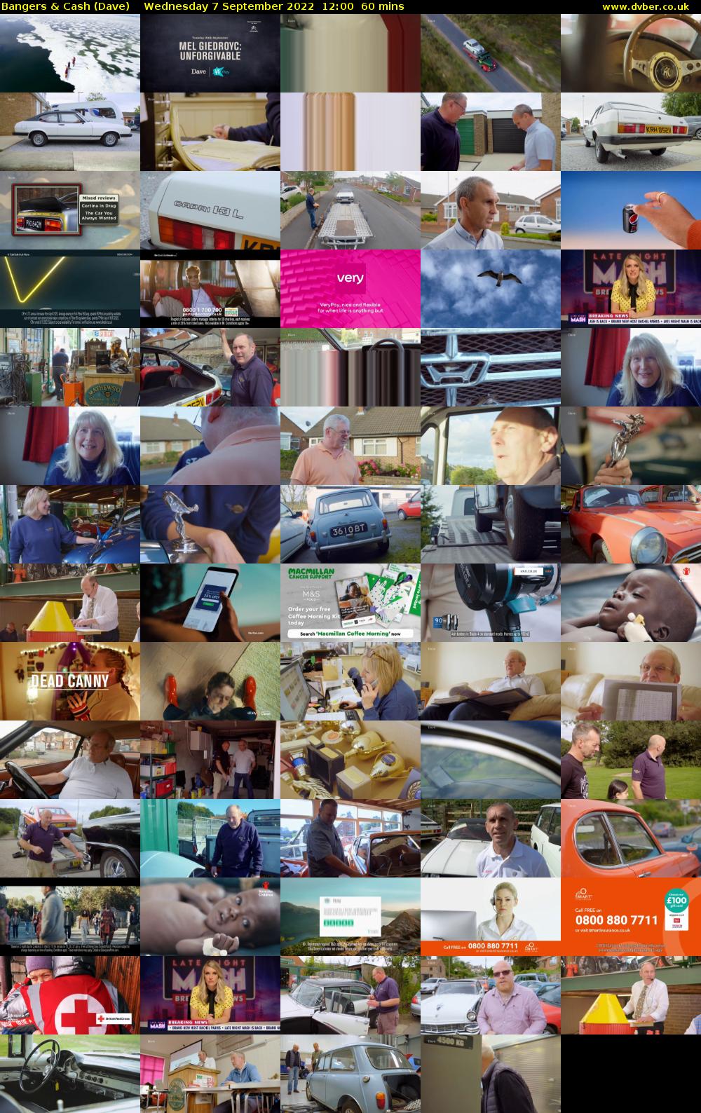 Bangers & Cash (Dave) Wednesday 7 September 2022 12:00 - 13:00