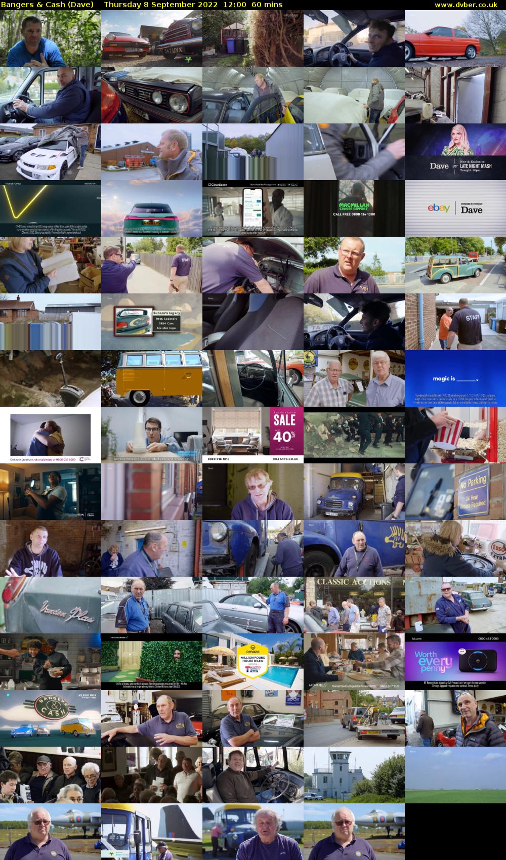Bangers & Cash (Dave) Thursday 8 September 2022 12:00 - 13:00