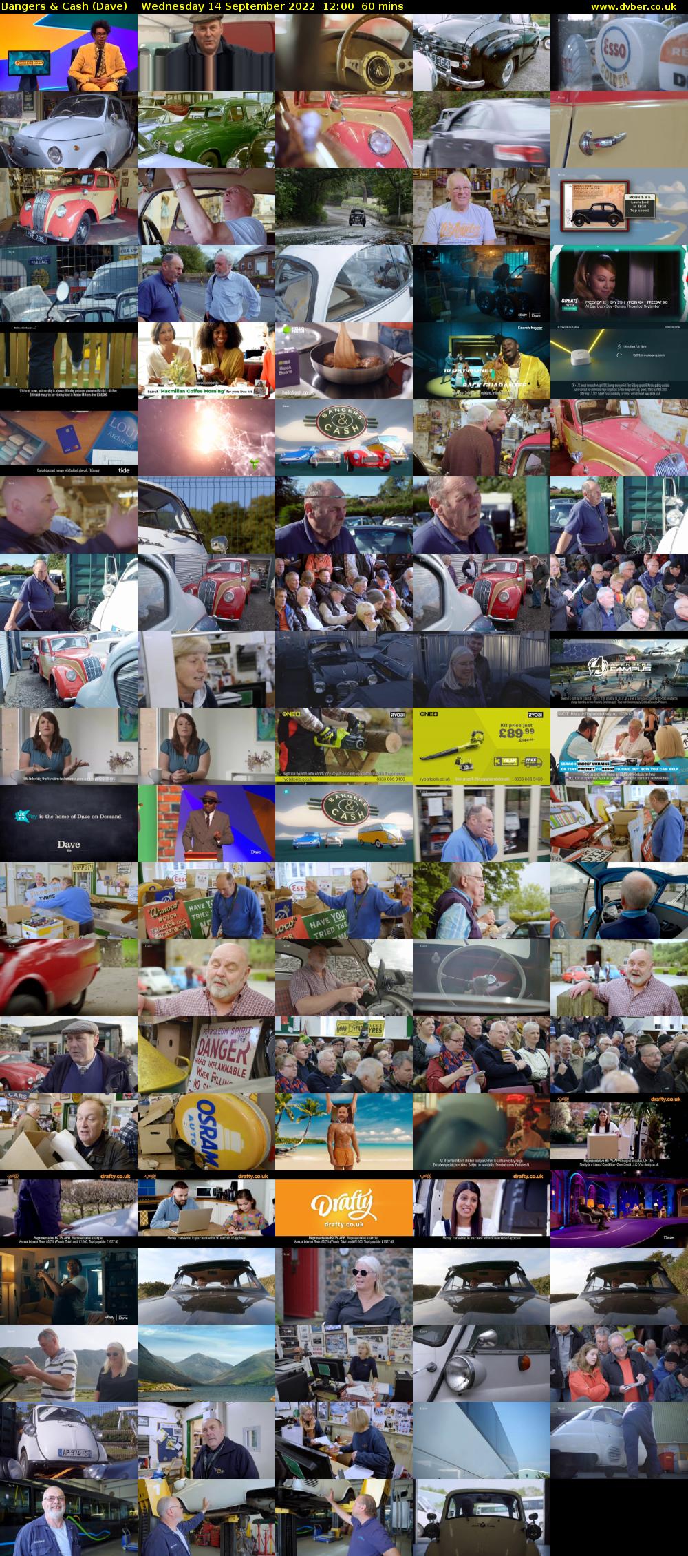 Bangers & Cash (Dave) Wednesday 14 September 2022 12:00 - 13:00