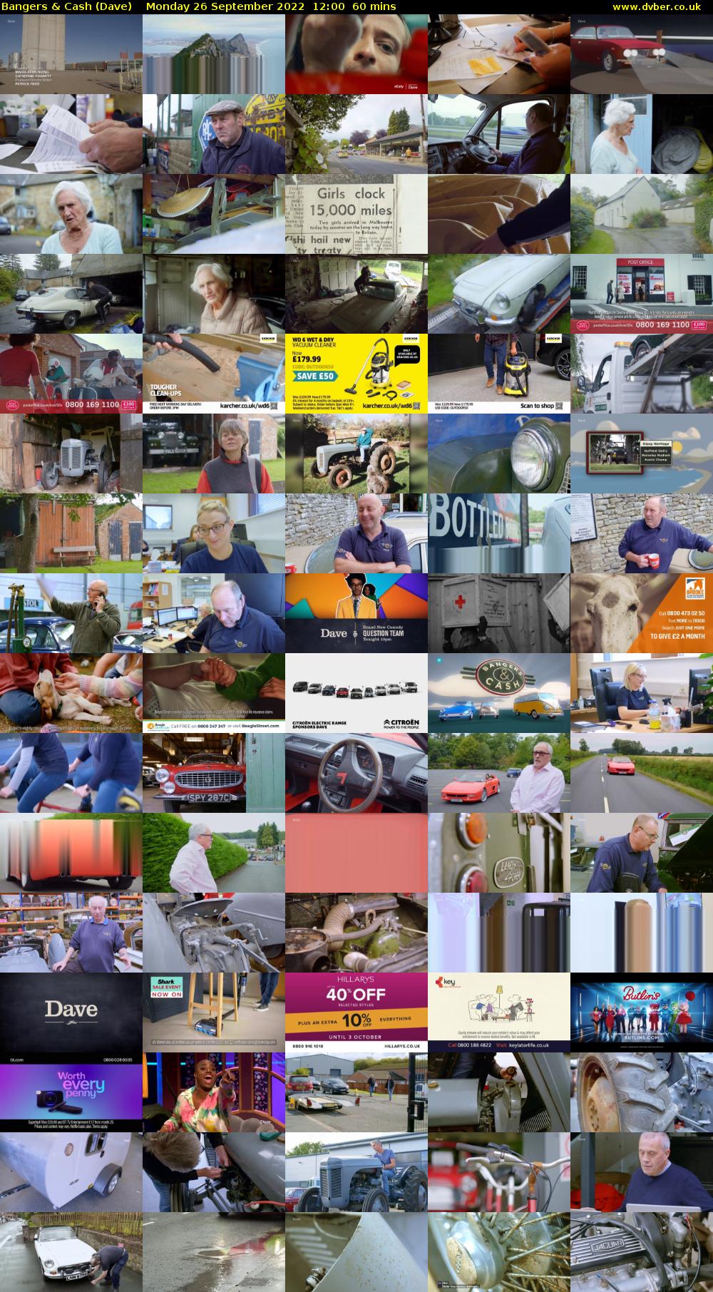 Bangers & Cash (Dave) Monday 26 September 2022 12:00 - 13:00