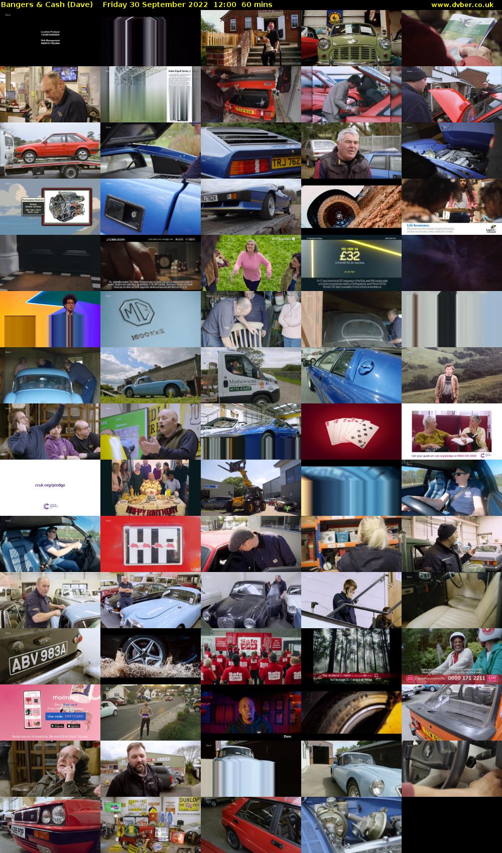 Bangers & Cash (Dave) Friday 30 September 2022 12:00 - 13:00
