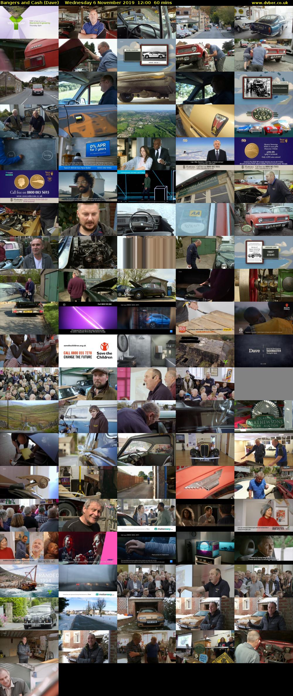 Bangers and Cash (Dave) Wednesday 6 November 2019 12:00 - 13:00