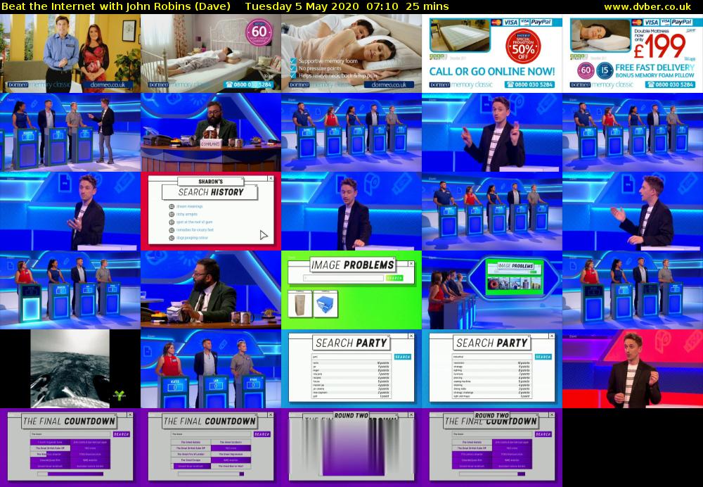 Beat the Internet with John Robins (Dave) Tuesday 5 May 2020 07:10 - 07:35