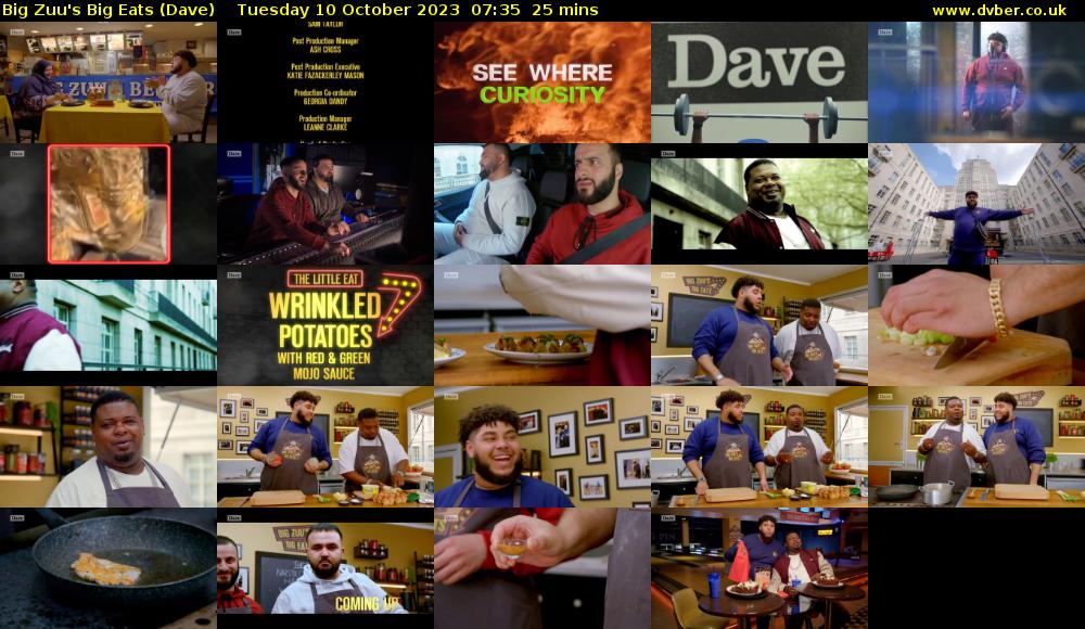 Big Zuu's Big Eats (Dave) Tuesday 10 October 2023 07:35 - 08:00