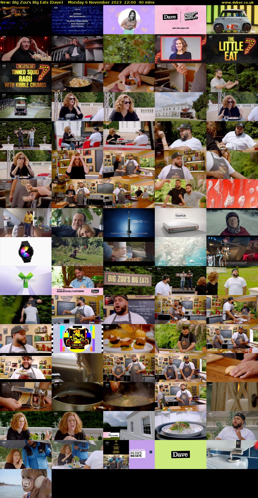 Big Zuu's Big Eats (Dave) Monday 6 November 2023 22:00 - 22:40