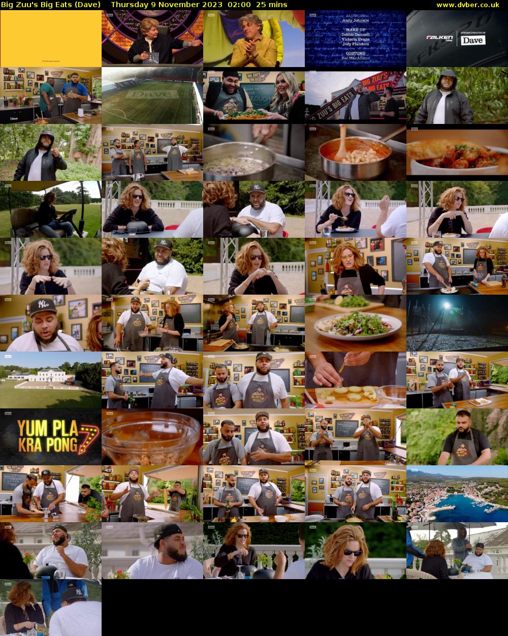 Big Zuu's Big Eats (Dave) Thursday 9 November 2023 02:00 - 02:25
