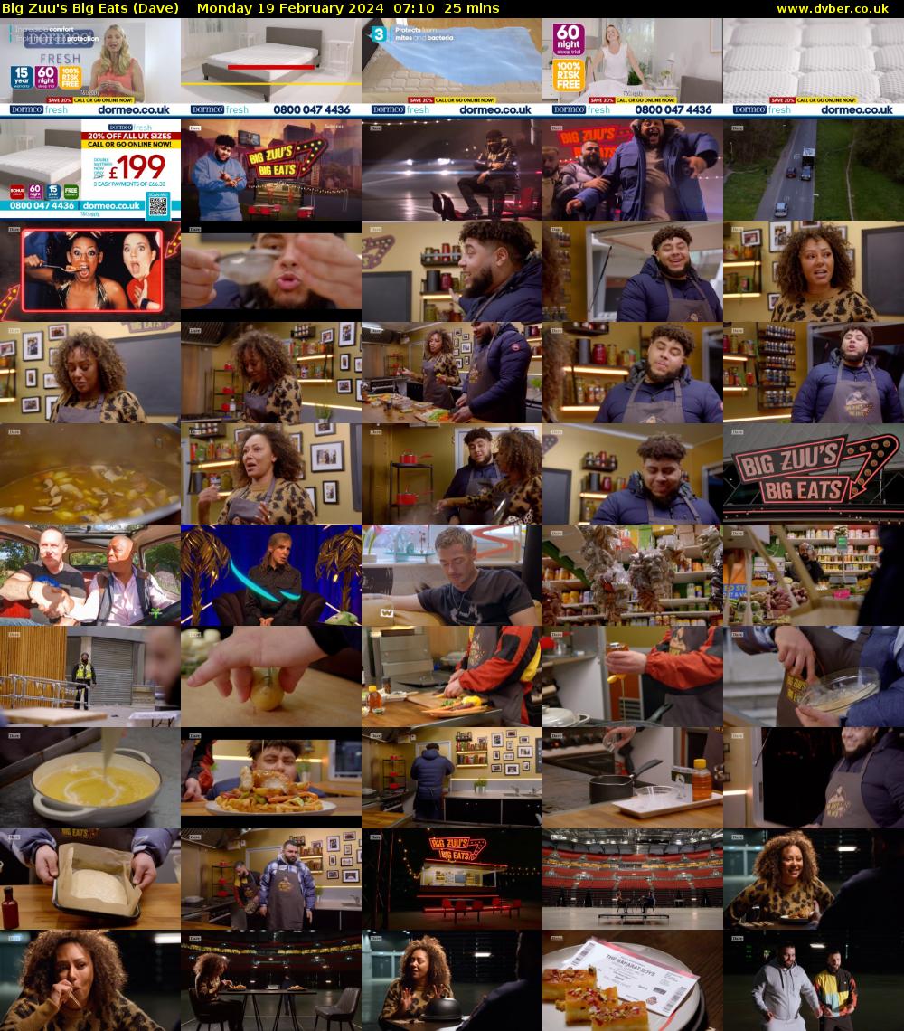 Big Zuu's Big Eats (Dave) Monday 19 February 2024 07:10 - 07:35