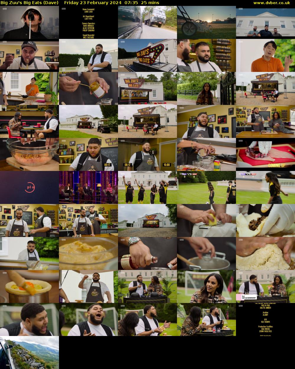 Big Zuu's Big Eats (Dave) Friday 23 February 2024 07:35 - 08:00