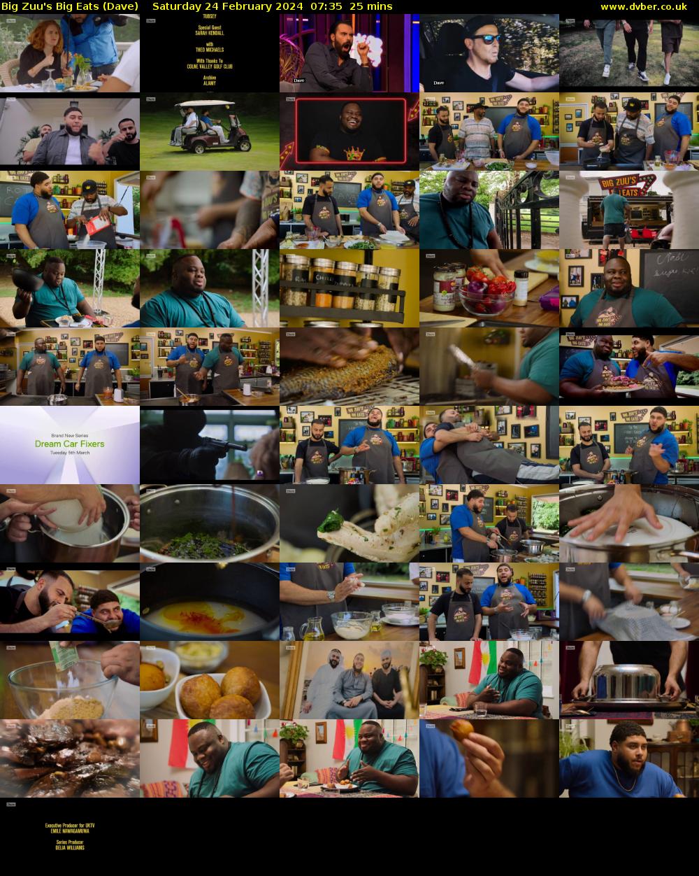 Big Zuu's Big Eats (Dave) Saturday 24 February 2024 07:35 - 08:00