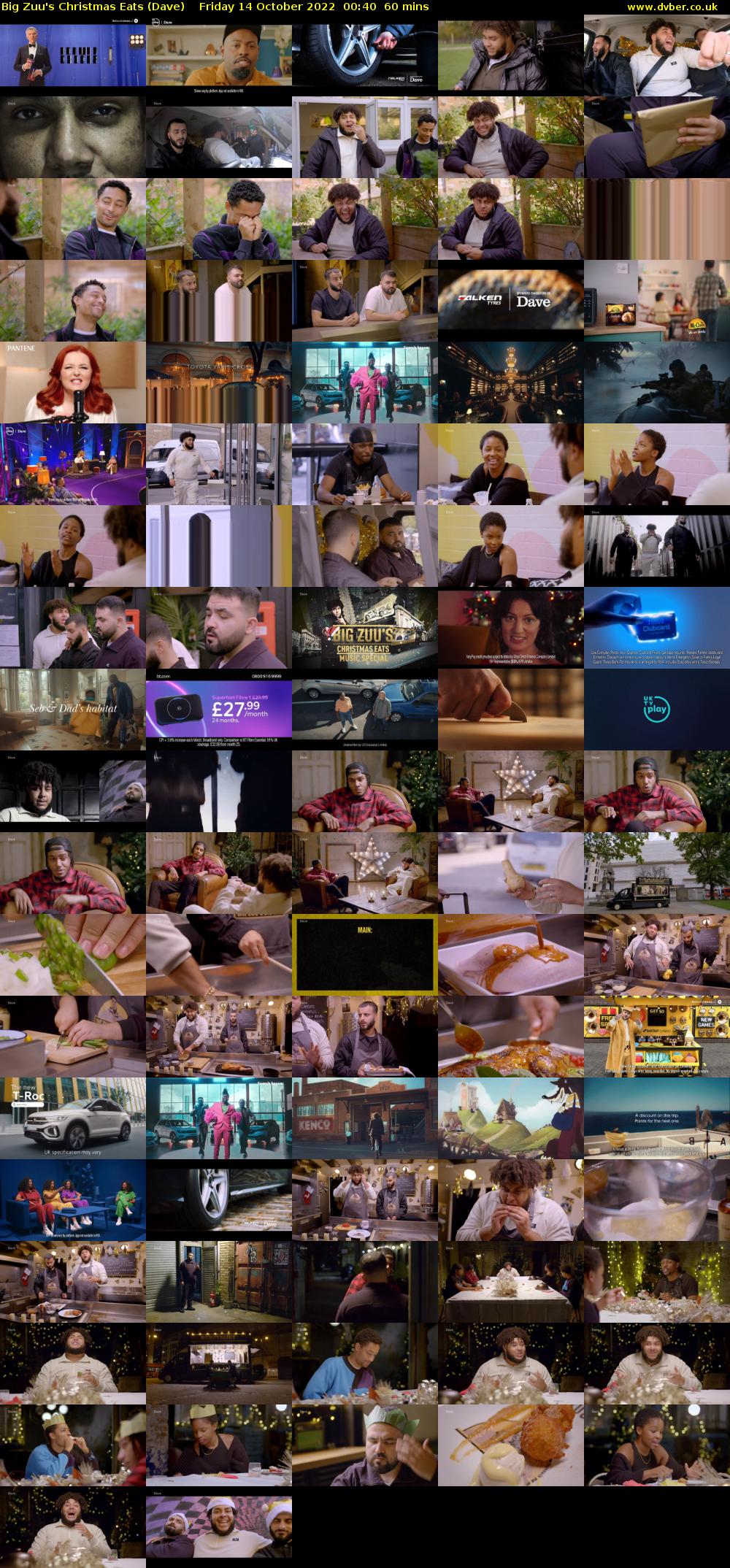 Big Zuu's Christmas Eats (Dave) Friday 14 October 2022 00:40 - 01:40