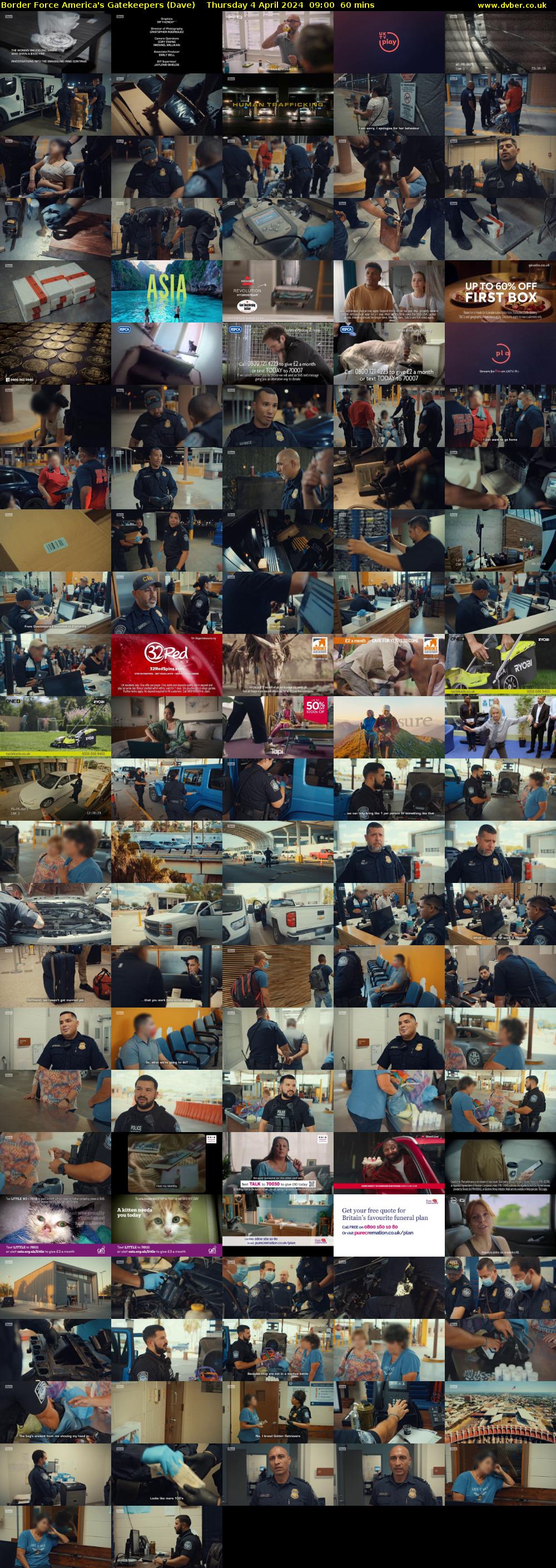 Border Force America's Gatekeepers (Dave) Thursday 4 April 2024 09:00 - 10:00