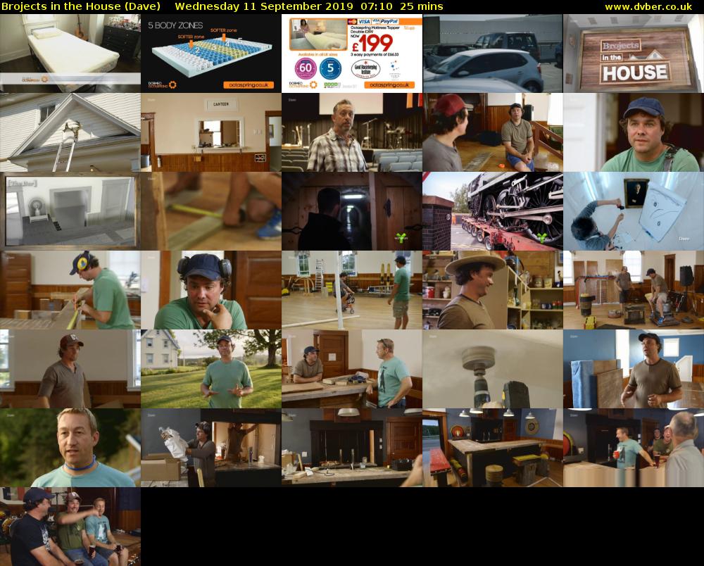 Brojects in the House (Dave) Wednesday 11 September 2019 07:10 - 07:35