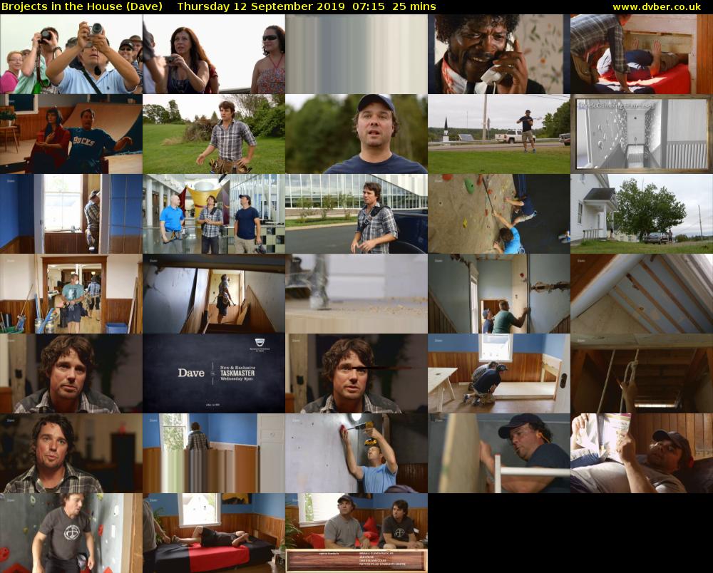 Brojects in the House (Dave) Thursday 12 September 2019 07:15 - 07:40