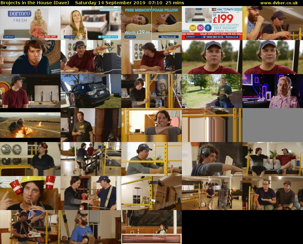 Brojects in the House (Dave) Saturday 14 September 2019 07:10 - 07:35