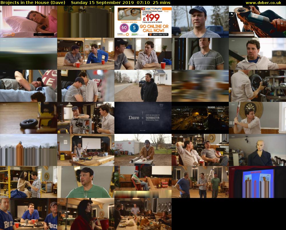 Brojects in the House (Dave) Sunday 15 September 2019 07:10 - 07:35