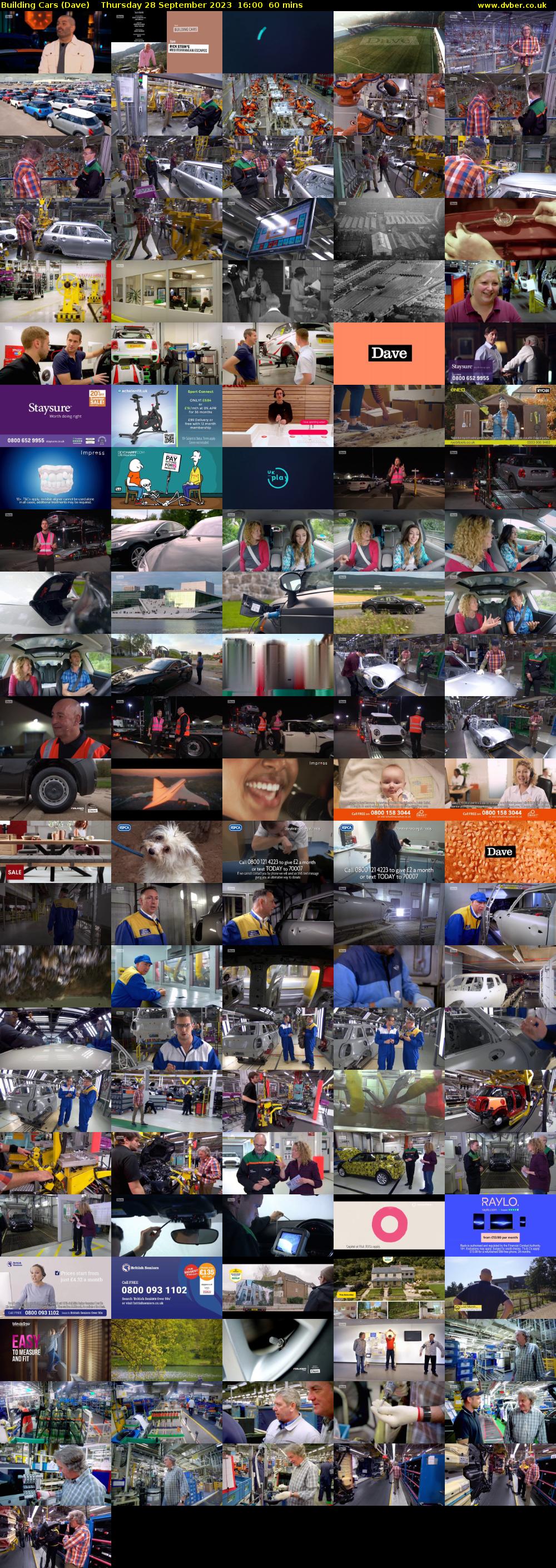Building Cars (Dave) Thursday 28 September 2023 16:00 - 17:00