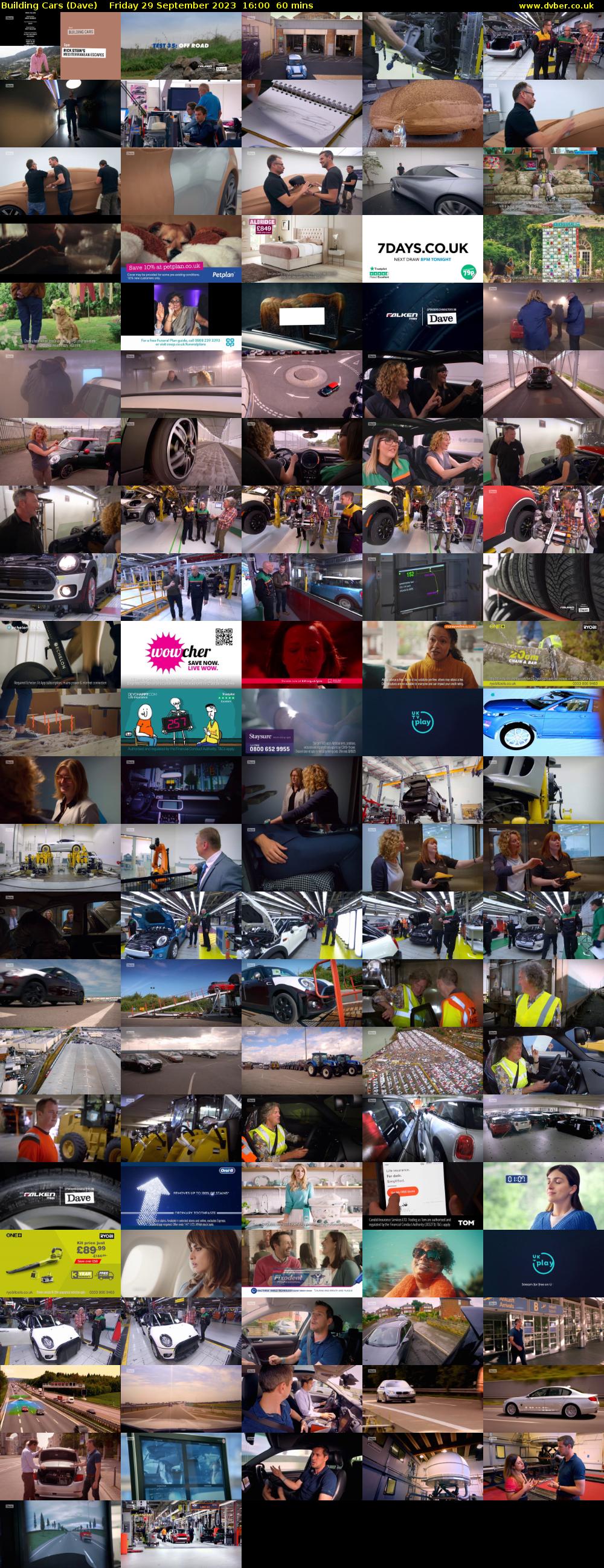 Building Cars (Dave) Friday 29 September 2023 16:00 - 17:00