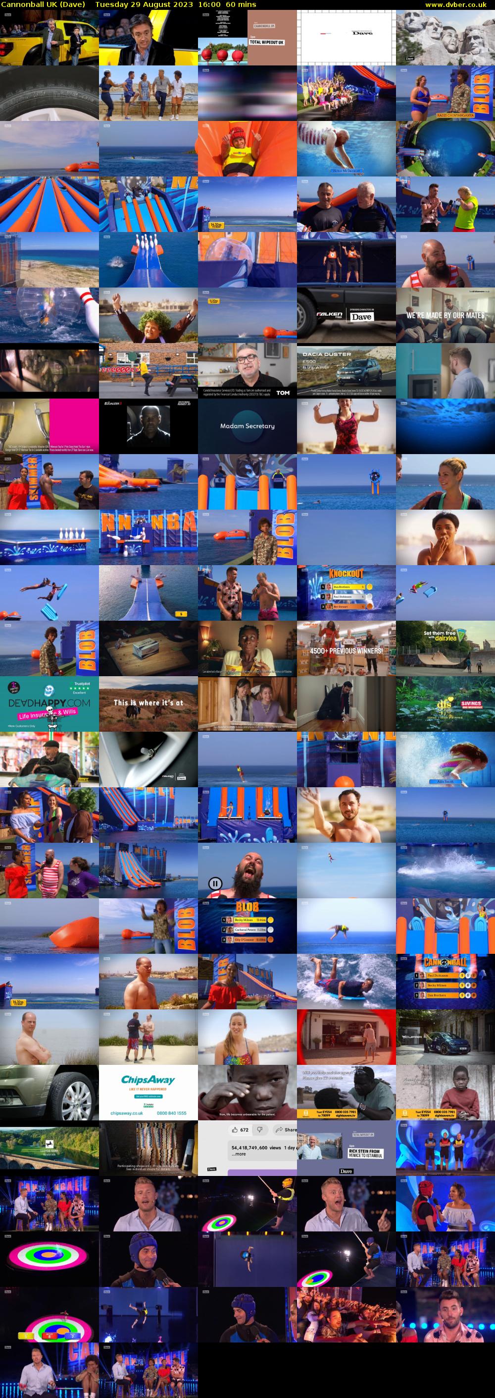 Cannonball UK (Dave) Tuesday 29 August 2023 16:00 - 17:00