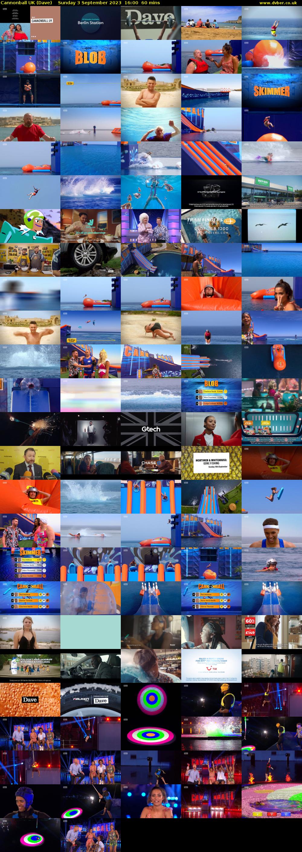 Cannonball UK (Dave) Sunday 3 September 2023 16:00 - 17:00