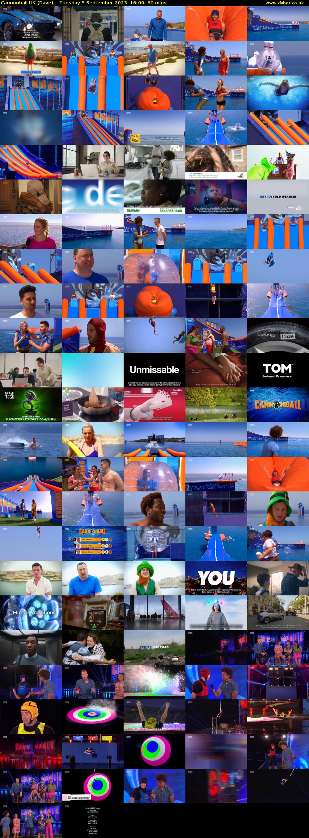 Cannonball UK (Dave) Tuesday 5 September 2023 16:00 - 17:00