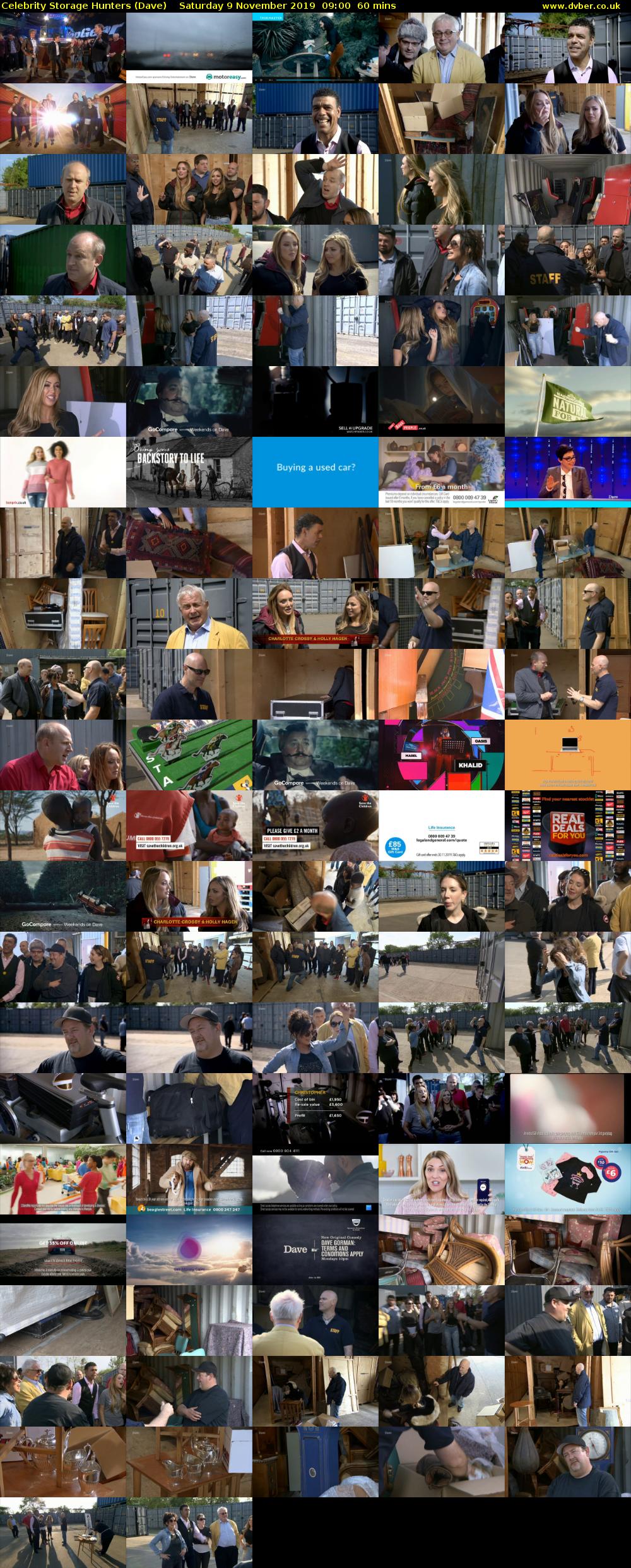 Celebrity Storage Hunters (Dave) Saturday 9 November 2019 09:00 - 10:00