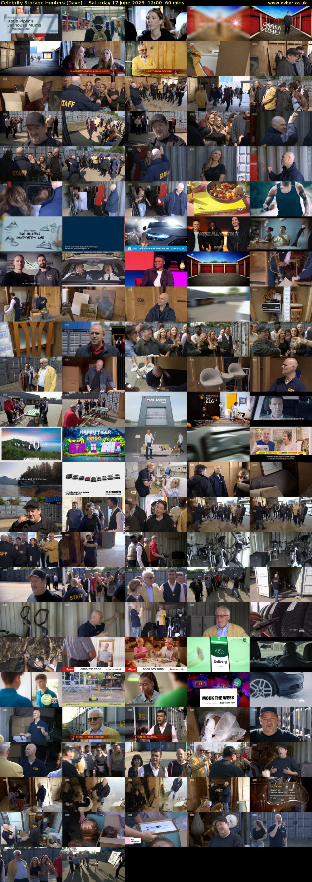 Celebrity Storage Hunters (Dave) Saturday 17 June 2023 12:00 - 13:00