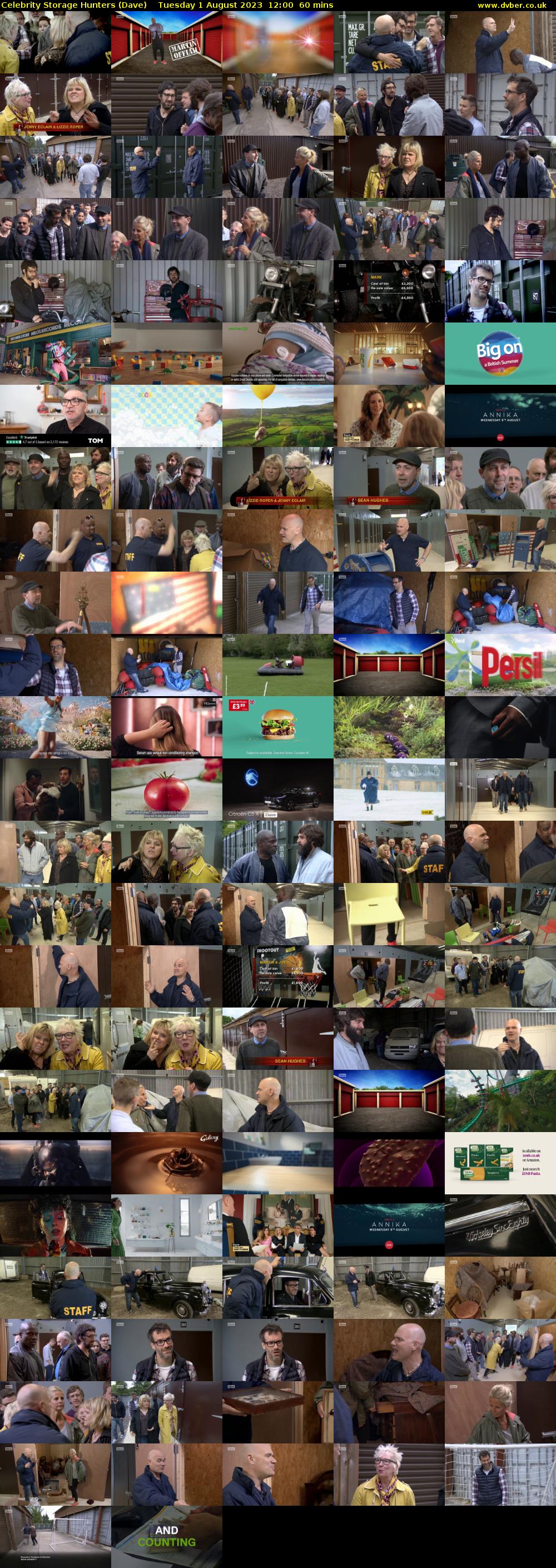 Celebrity Storage Hunters (Dave) Tuesday 1 August 2023 12:00 - 13:00