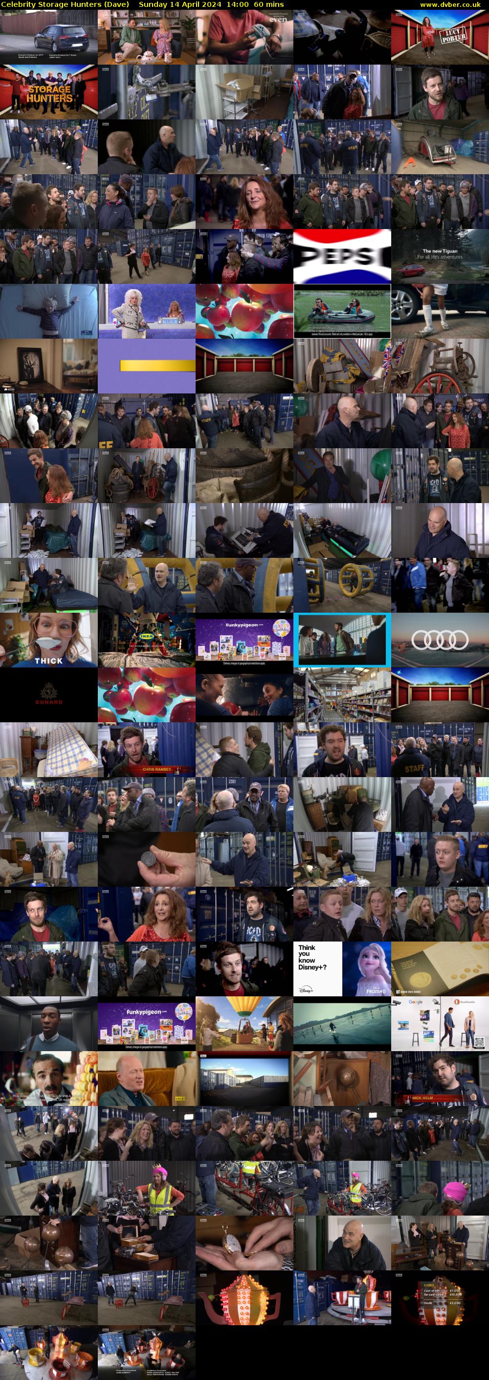 Celebrity Storage Hunters (Dave) Sunday 14 April 2024 14:00 - 15:00