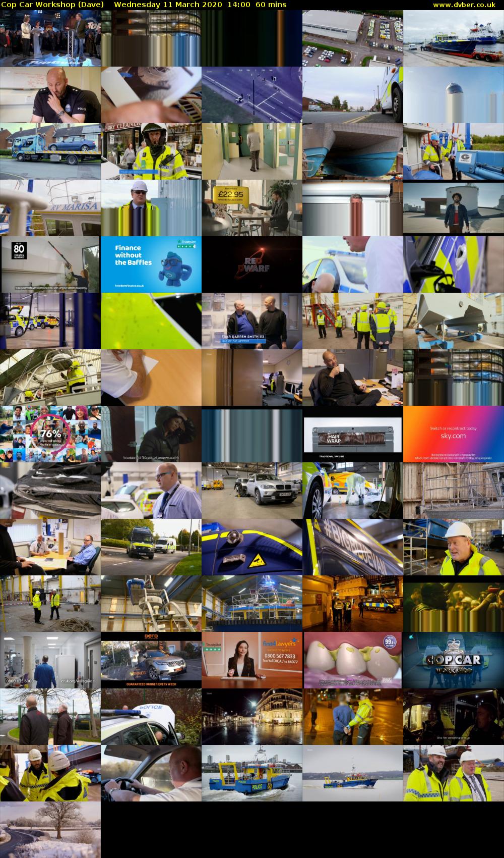 Cop Car Workshop (Dave) Wednesday 11 March 2020 14:00 - 15:00
