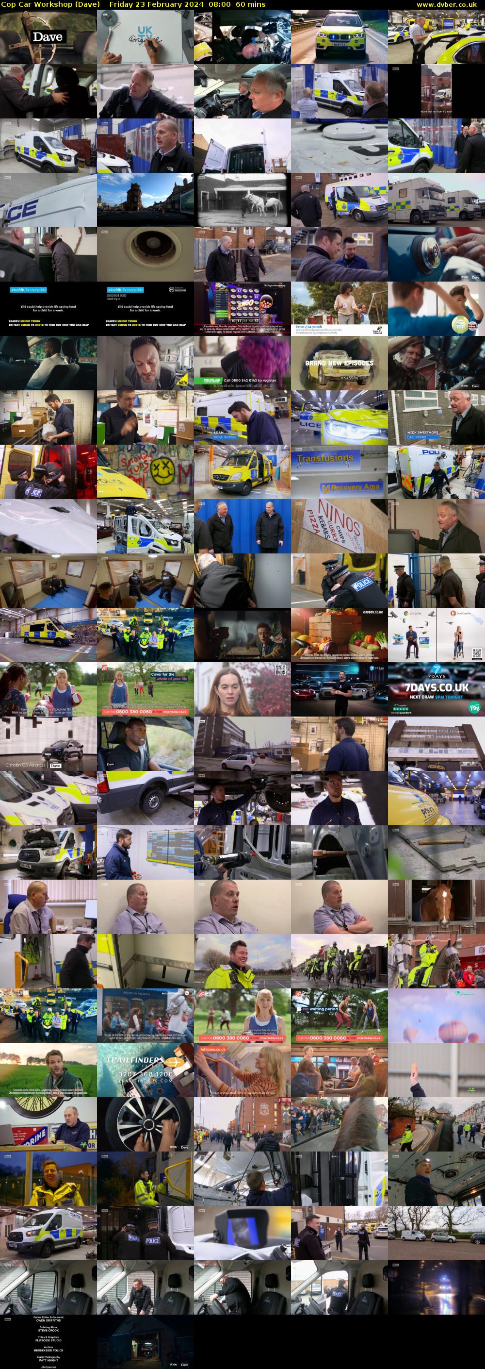 Cop Car Workshop (Dave) Friday 23 February 2024 08:00 - 09:00