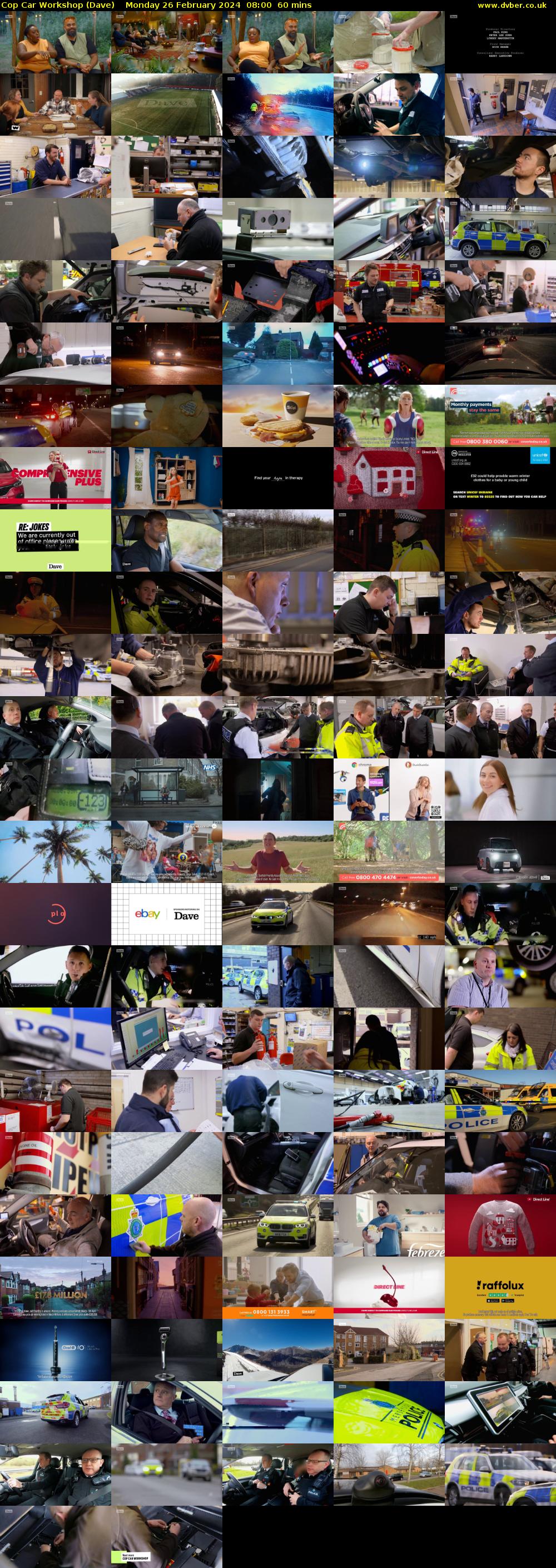 Cop Car Workshop (Dave) Monday 26 February 2024 08:00 - 09:00